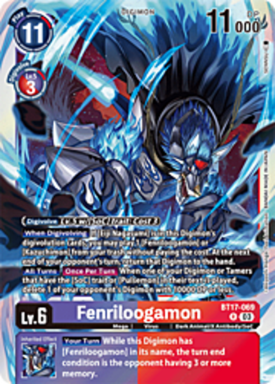 Fenriloogamon - BT17-069 - Rare Foil