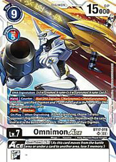 Omnimon Ace - BT17-078 - Super Rare Foil