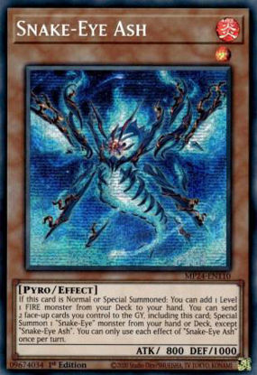 Snake-Eye Ash - MP24-EN110 - Secret Rare 1st Edition