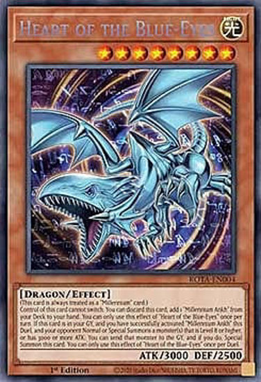 Heart of the Blue-Eyes - ROTA-EN004 - Secret Rare 1st Edition