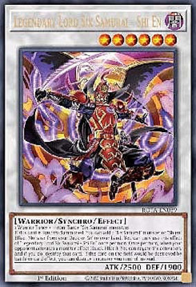 Legendary Lord Six Samurai - Shi En - ROTA-EN039 - Ultra Rare 1st Edition