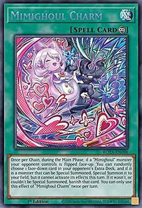 Mimighoul Charm - ROTA-EN096 - Secret Rare 1st Edition