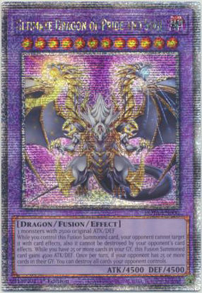 Ultimate Dragon of Pride and Soul - ROTA-EN000 - Quarter Century Secret Rare 1st Edition