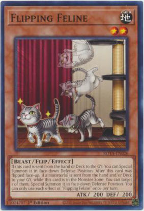 Flipping Feline - ROTA-EN026 - Common 1st Edition