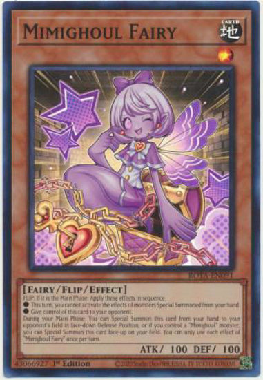 Mimighoul Fairy - ROTA-EN091 - Super Rare 1st Edition