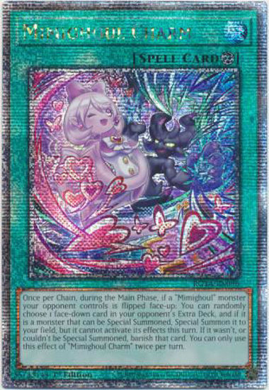 Mimighoul Charm - ROTA-EN096 - Quarter Century Secret Rare 1st Edition