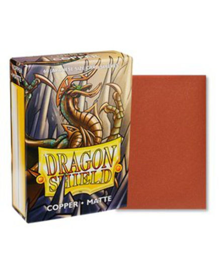 Dragon Shield Small Sleeves - Japanese Matte Copper (60 Sleeves)