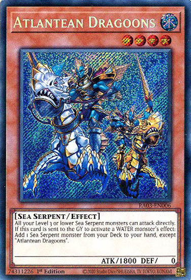 Atlantean Dragoons - RA03-EN006 - Secret Rare 1st Edition