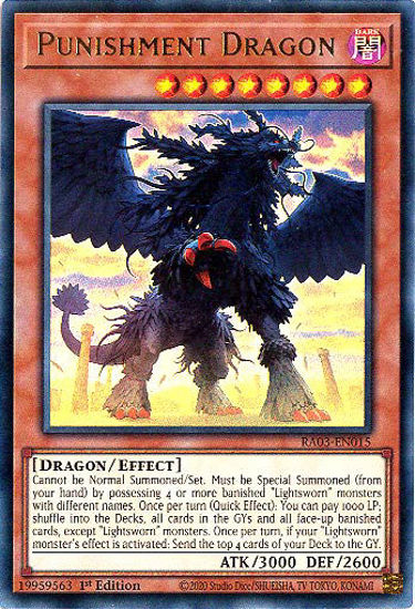 Punishment Dragon - RA03-EN015 - Ultra Rare 1st Edition