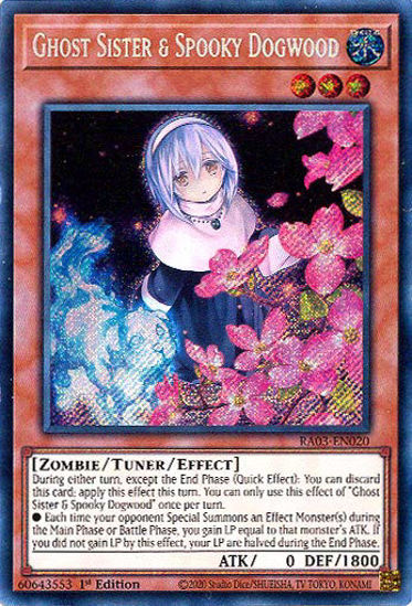 Ghost Sister & Spooky Dogwood - RA03-EN020 - Secret Rare 1st Edition