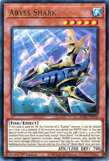 Abyss Shark - RA03-EN030 - Ultra Rare 1st Edition