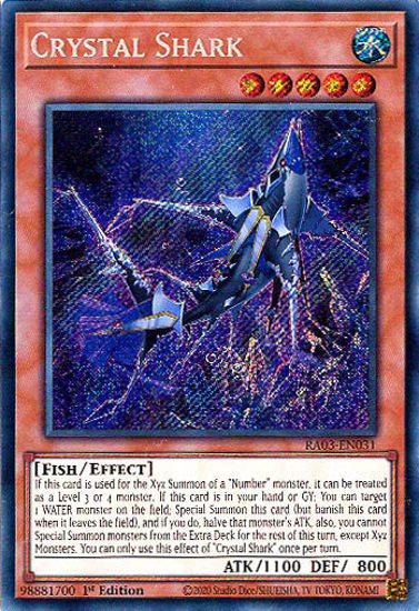 Crystal Shark - RA03-EN031 - Secret Rare 1st Edition