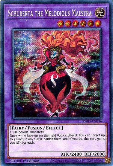 Schuberta the Melodious Maestra - RA03-EN034 - Secret Rare 1st Edition