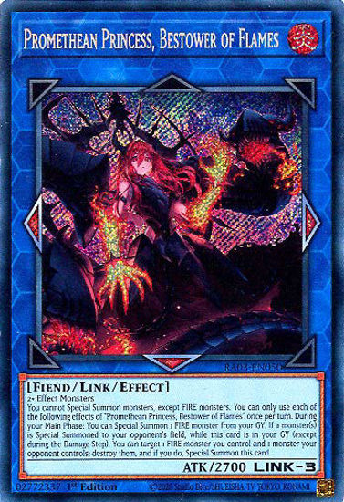 Promethean Princess, Bestower of Flames - RA03-EN050 - Secret Rare 1st Edition