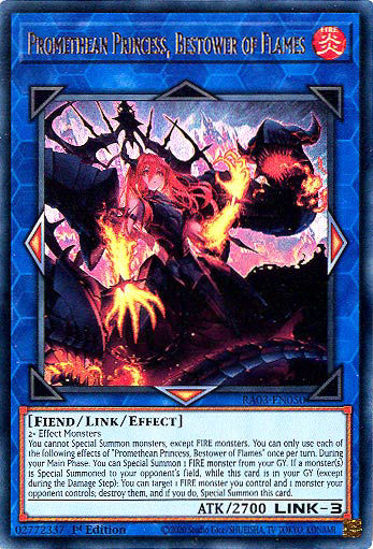 Promethean Princess, Bestower of Flames - RA03-EN050 - Ultra Rare 1st Edition