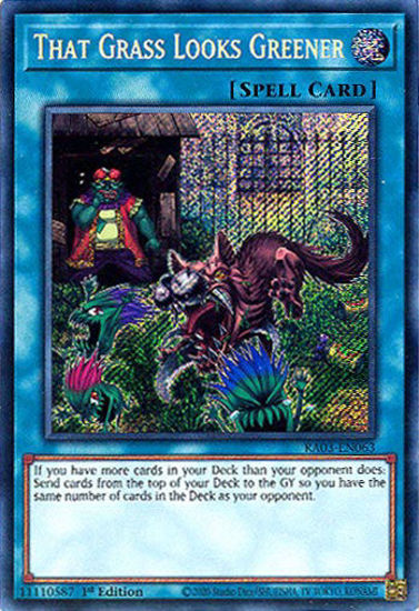 That Grass Looks Greener - RA03-EN063 - Secret Rare 1st Edition