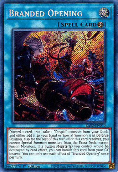 Branded Opening - RA03-EN070 - Secret Rare 1st Edition