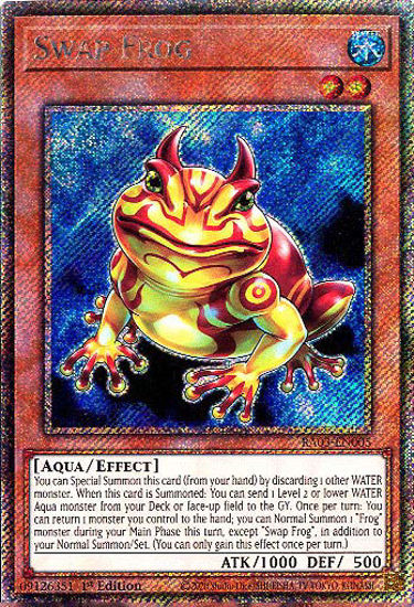 Swap Frog - RA03-EN005 - Platinum Secret Rare 1st Edition