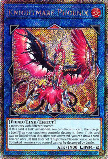 Knightmare Phoenix - RA03-EN042 - Platinum Secret Rare 1st Edition