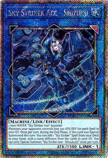 Sky Striker Ace - Shizuku - RA03-EN043 - Platinum Secret Rare 1st Edition