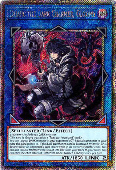 Dharc the Dark Charmer, Gloomy - RA03-EN048 - Platinum Secret Rare 1st Edition