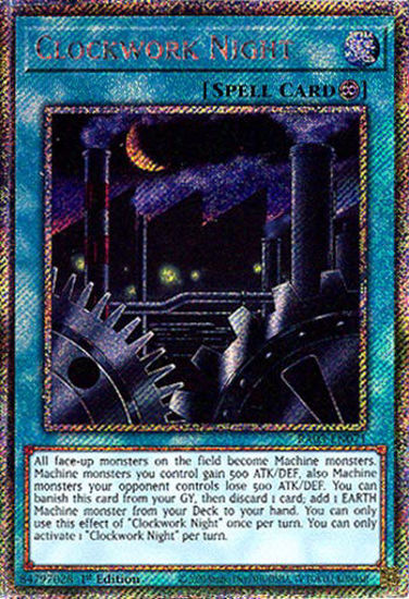 Clockwork Night - RA03-EN071 - Platinum Secret Rare 1st Edition