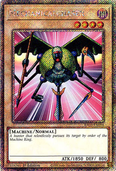 Mechanicalchaser - RA03-EN094 - Platinum Secret Rare 1st Edition