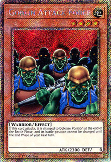 Goblin Attack Force - RA03-EN101 - Platinum Secret Rare 1st Edition