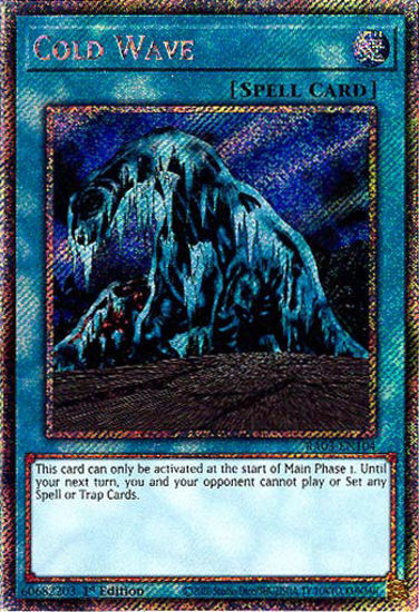 Cold Wave - RA03-EN104 - Platinum Secret Rare 1st Edition