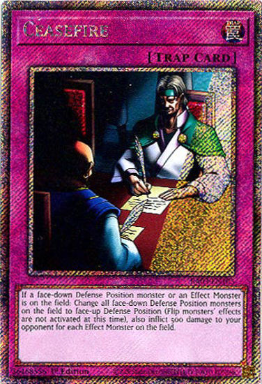 Ceasefire - RA03-EN105 - Platinum Secret Rare 1st Edition