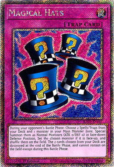 Magical Hats - RA03-EN107 - Platinum Secret Rare 1st Edition