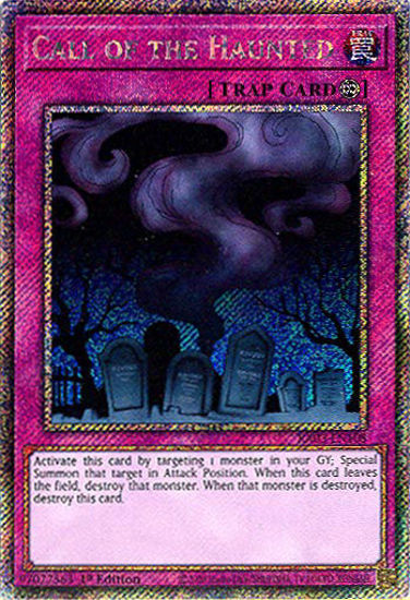 Call of the Haunted - RA03-EN108 - Platinum Secret Rare 1st Edition