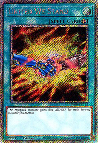 United We Stand - RA03-EN112 - Platinum Secret Rare 1st Edition