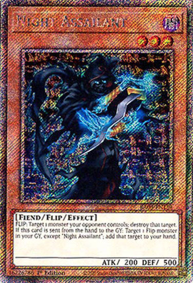 Night Assailant - RA03-EN139 - Platinum Secret Rare 1st Edition