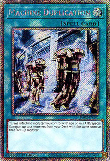 Machine Duplication - RA03-EN145 - Platinum Secret Rare 1st Edition