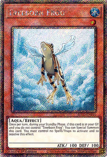 Treeborn Frog - RA03-EN161 - Platinum Secret Rare 1st Edition