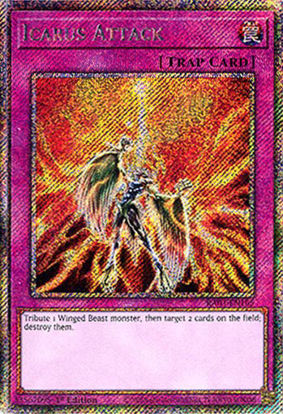 Icarus Attack - RA03-EN165 - Platinum Secret Rare 1st Edition