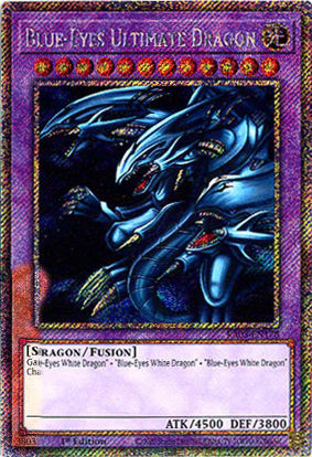 Blue-Eyes Ultimate Dragon - RA03-EN178 - Platinum Secret Rare 1st Edition