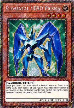 Elemental HERO Prisma - RA03-EN193 - Platinum Secret Rare 1st Edition