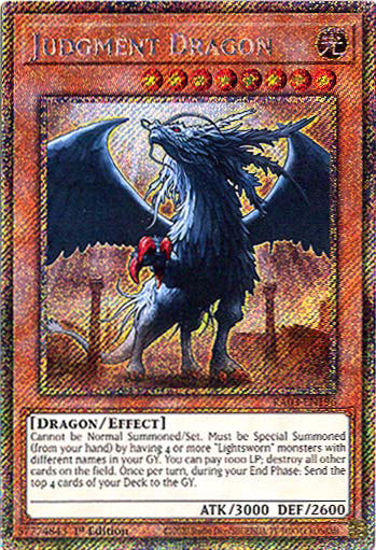 Judgment Dragon - RA03-EN196 - Platinum Secret Rare 1st Edition