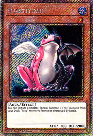 Substitoad - RA03-EN197 - Platinum Secret Rare 1st Edition