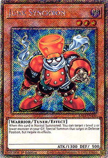 Junk Synchron - RA03-EN199 - Platinum Secret Rare 1st Edition