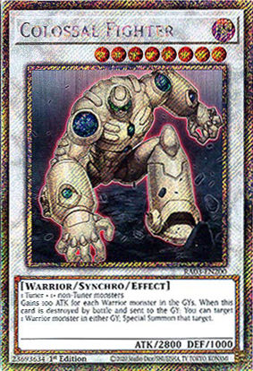 Colossal Fighter - RA03-EN200 - Platinum Secret Rare 1st Edition