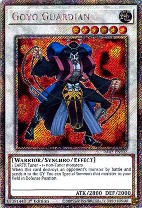 Goyo Guardian - RA03-EN202 - Platinum Secret Rare 1st Edition