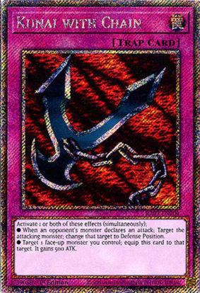 Kunai with Chain - RA03-EN204 - Platinum Secret Rare 1st Edition