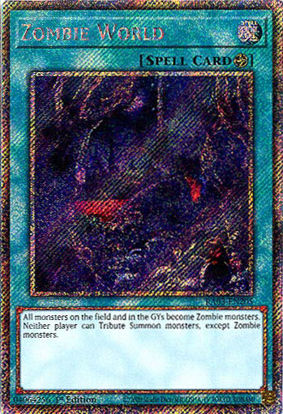 Zombie World - RA03-EN205 - Platinum Secret Rare 1st Edition