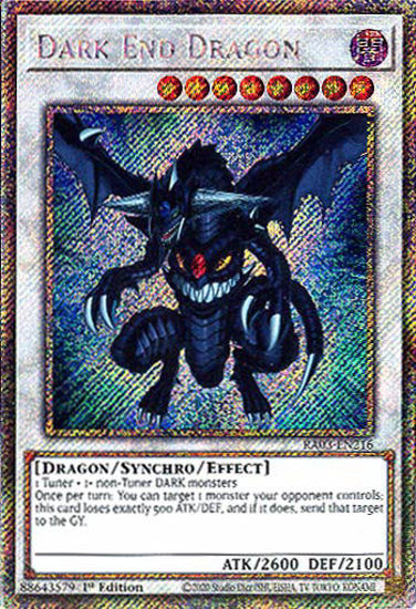 Dark End Dragon - RA03-EN216 - Platinum Secret Rare 1st Edition