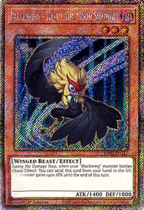 Blackwing - Kalut the Moon Shadow - RA03-EN217 - Platinum Secret Rare 1st Edition