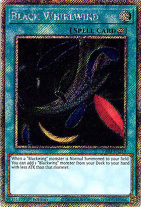 Black Whirlwind - RA03-EN219 - Platinum Secret Rare 1st Edition