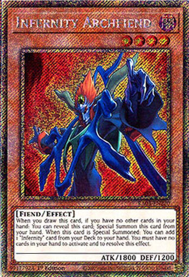 Infernity Archfiend - RA03-EN220 - Platinum Secret Rare 1st Edition